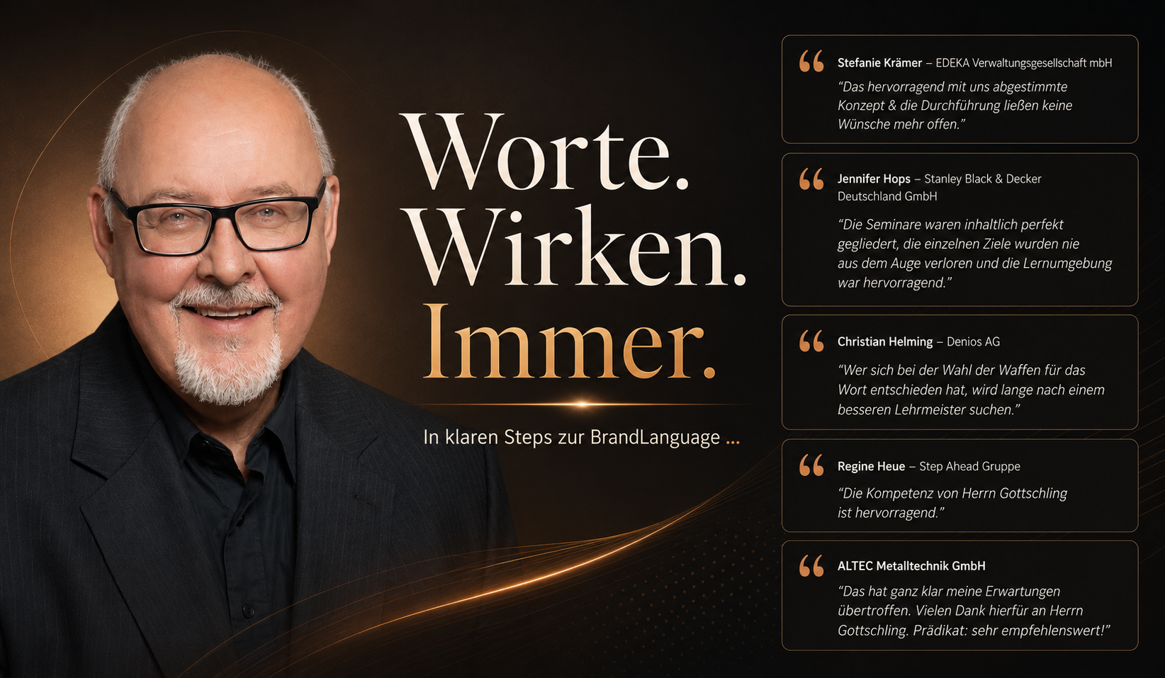 Markensprache mit Stefan Gottschling