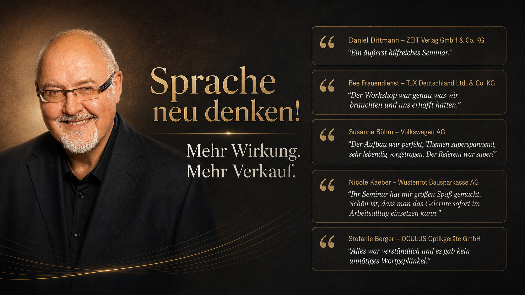 Verkaufsstarke Sprache mit Stefan Gottschling